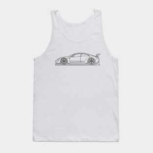 supercar blue Artline B Tank Top